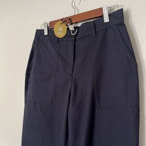 NWT Organic Cotton People Tree Navy Pants